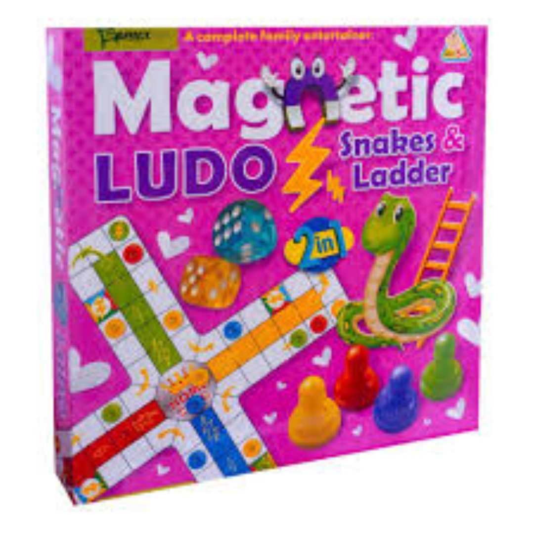 MAGNETIC LUDO/SNAKE & LADDERS BOARD GAME 6896